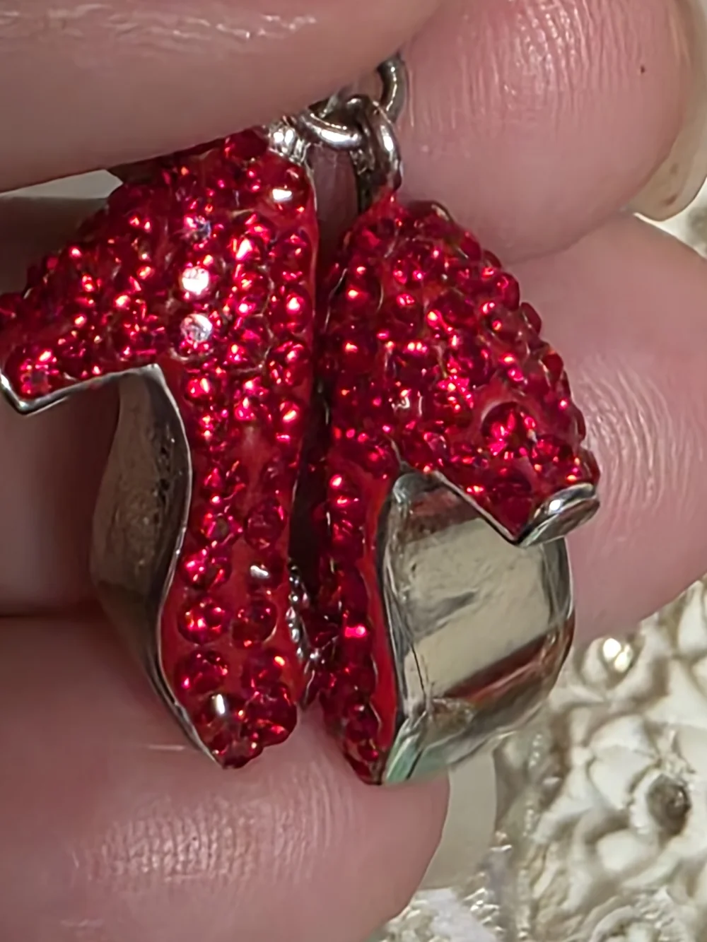 JCM Wizard Of OZ RUBY Slippers With 925 Sterling Silver 20